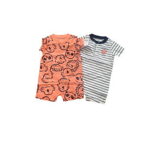 NEW NWT Carters boys 12 months 2 pack rompers koala/ Mighty cute